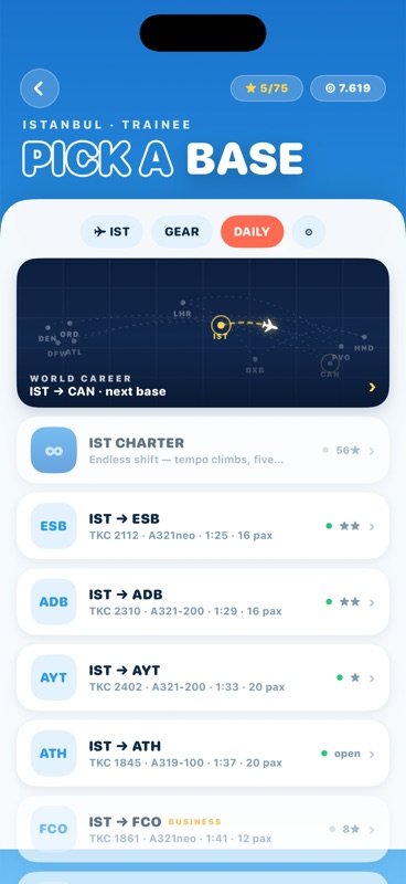 Cabin Crew Star — Choose your route